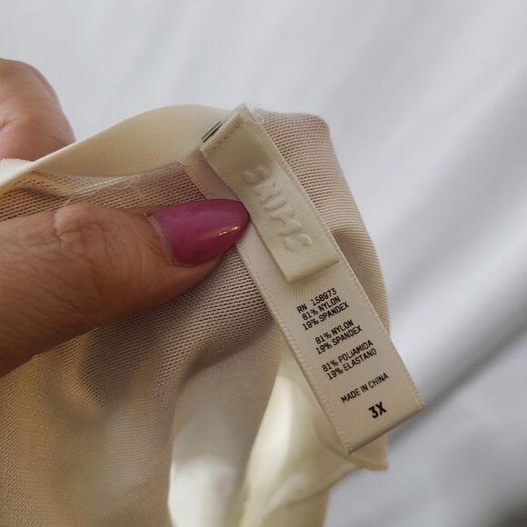 SKIMS POWER MESH BODYSUIT white/“marble” sz 3x NWT - Picture 4 of 6